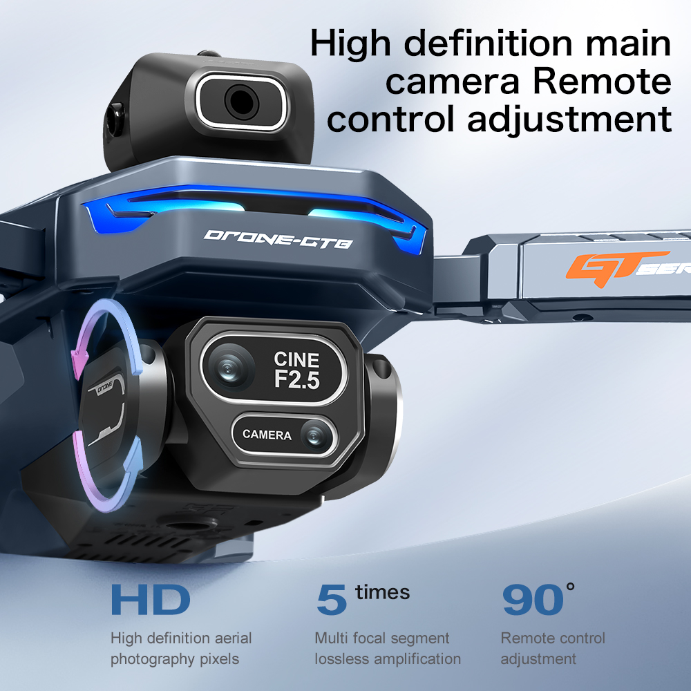 NEW GT8 HD RC Drone 4K Profess - Drone Multispectral ulasan dan harga