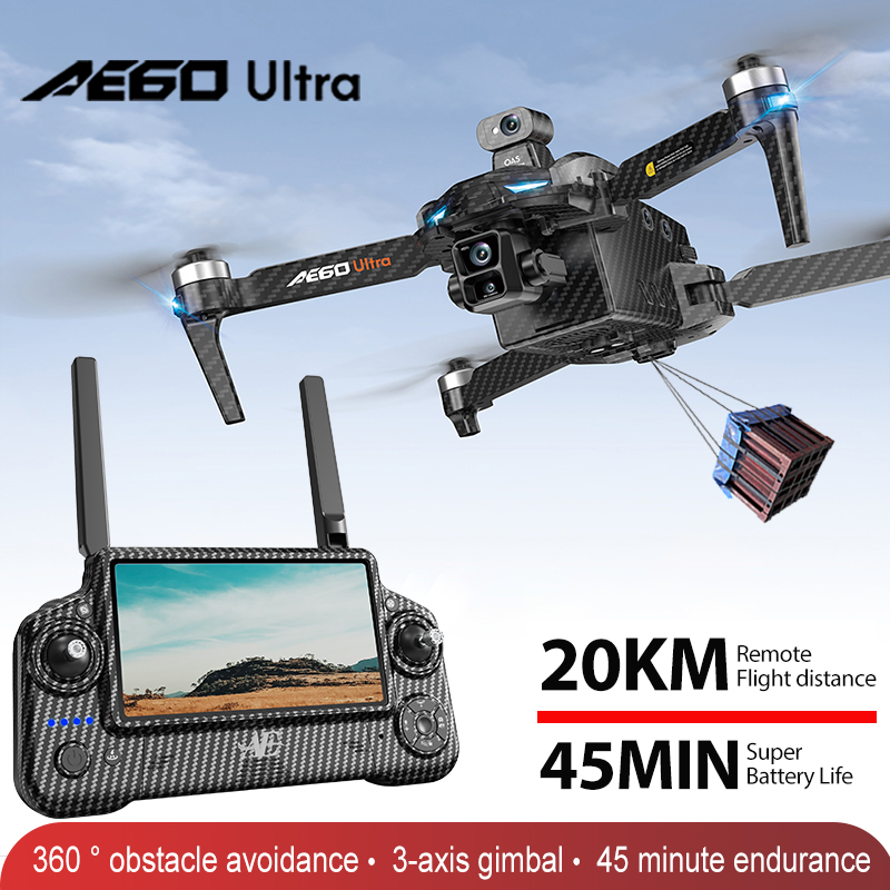 AE60 GPS Drone Professional 8K - Drone Lidar ulasan dan harga