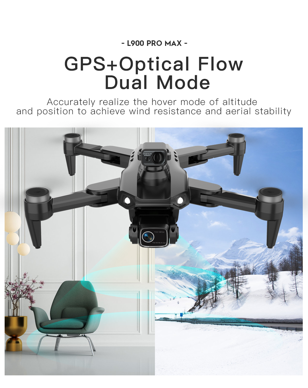 LYZRC L900 PRO MAX Laser obsta - Drone Multispectral ulasan dan harga