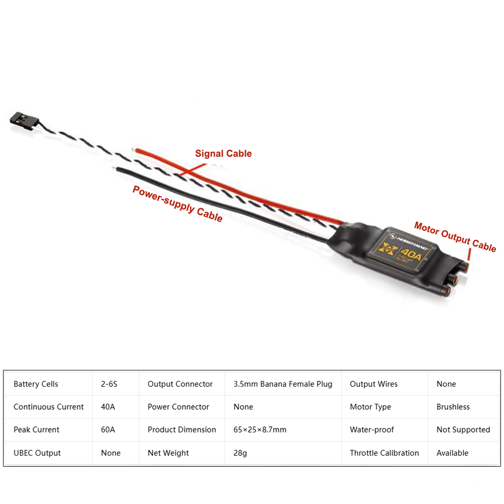 Hobbywing XRotor 40A Brushless - Drone Aerial Photography ulasan dan harga